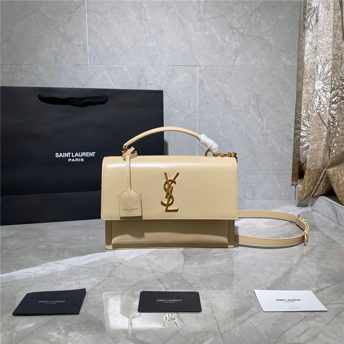 Saint Laurent 생로랑 모노그램 뉴 선셋 탑핸들 사첼백 634723